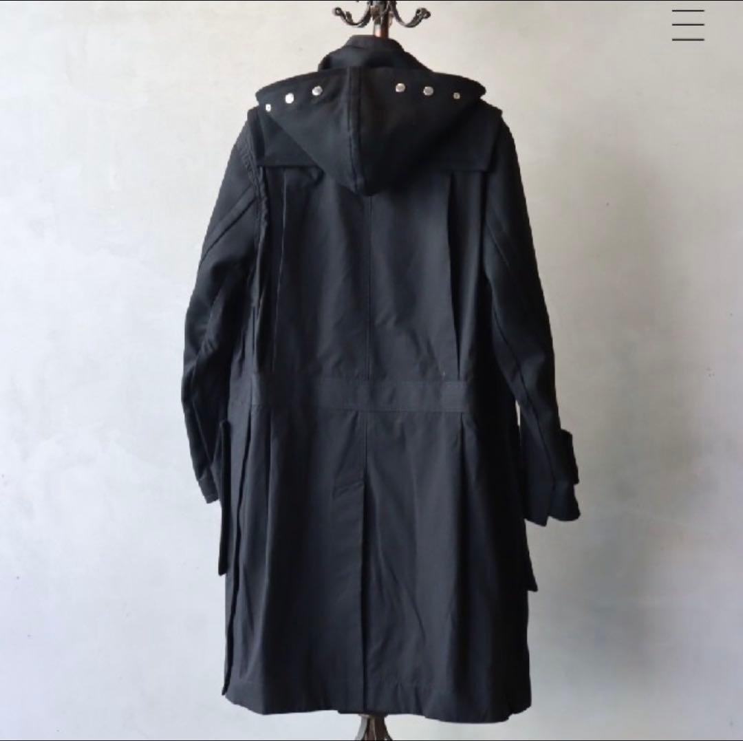 sacai Wool Melton Coat サカイ サイズ１ ブラック