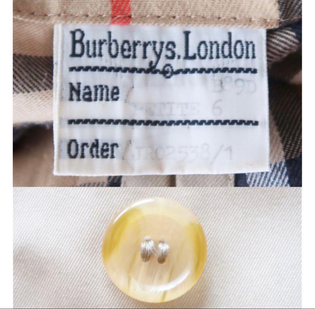 ビンテージ BURBERRY ライナー付き ステンカラーコート