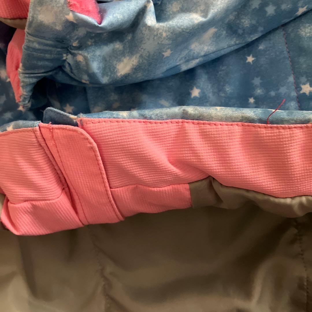 DESCENTE スキーウェア　140 水色　ネイビー