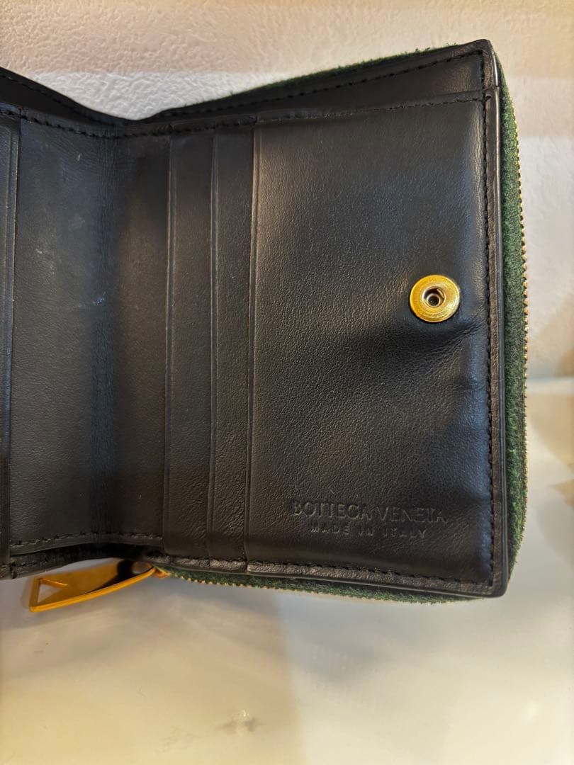 BOTTEGA VENETA ブラック 二つ折り 財布 カセット