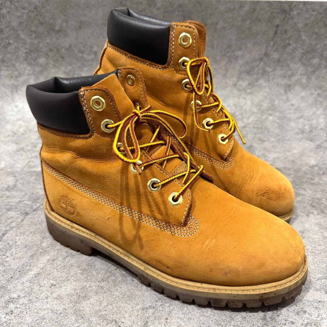 【大人気】Timberland 24 6インチプレミアム　イエローブーツ　レザー