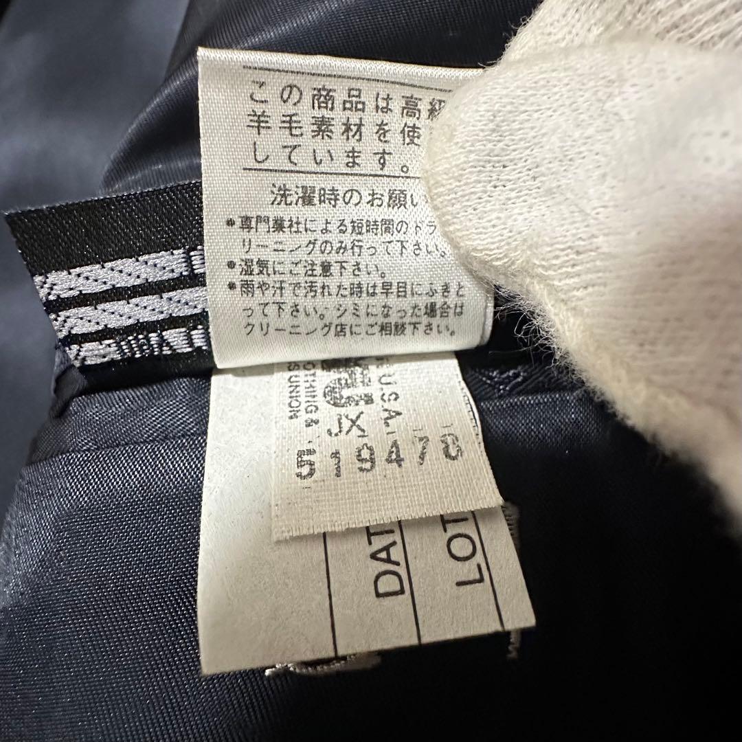 バーバリーズ カシミア 紺ブレ テーラードジャケット ホースロゴ 裏地 金ボタン
