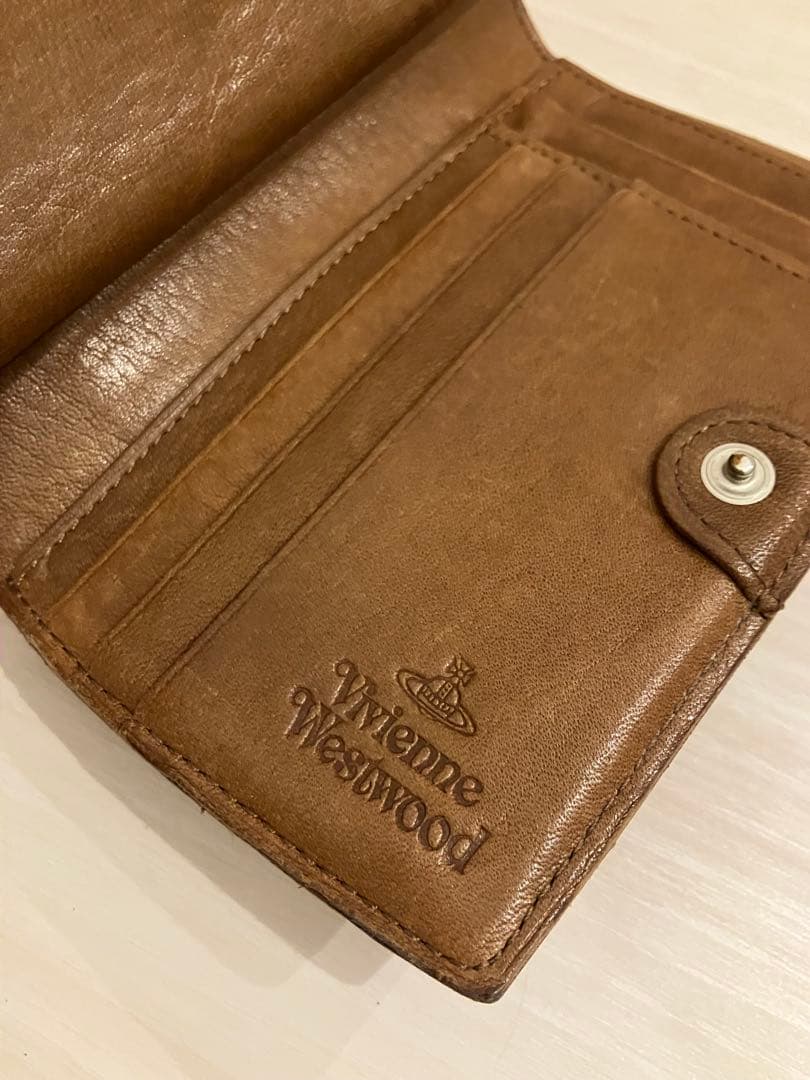 希少　廃盤　ヴィヴィアンウエストウッド　オーブ　ベルトデザイン　二つ折り財布