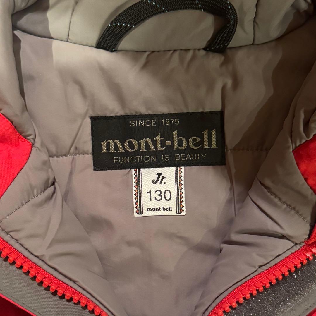 美品 mont-bell kidsサイズ ウェア セットアップ