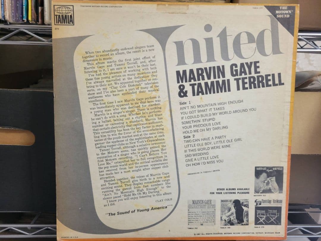 Marvin Gaye & Tammi Terrell 『United』