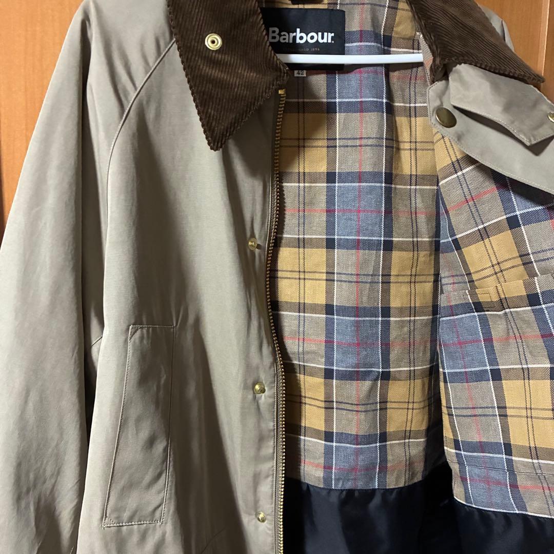 ジャケット・アウター Barbour BEDALE OS Sleeve Glay 42