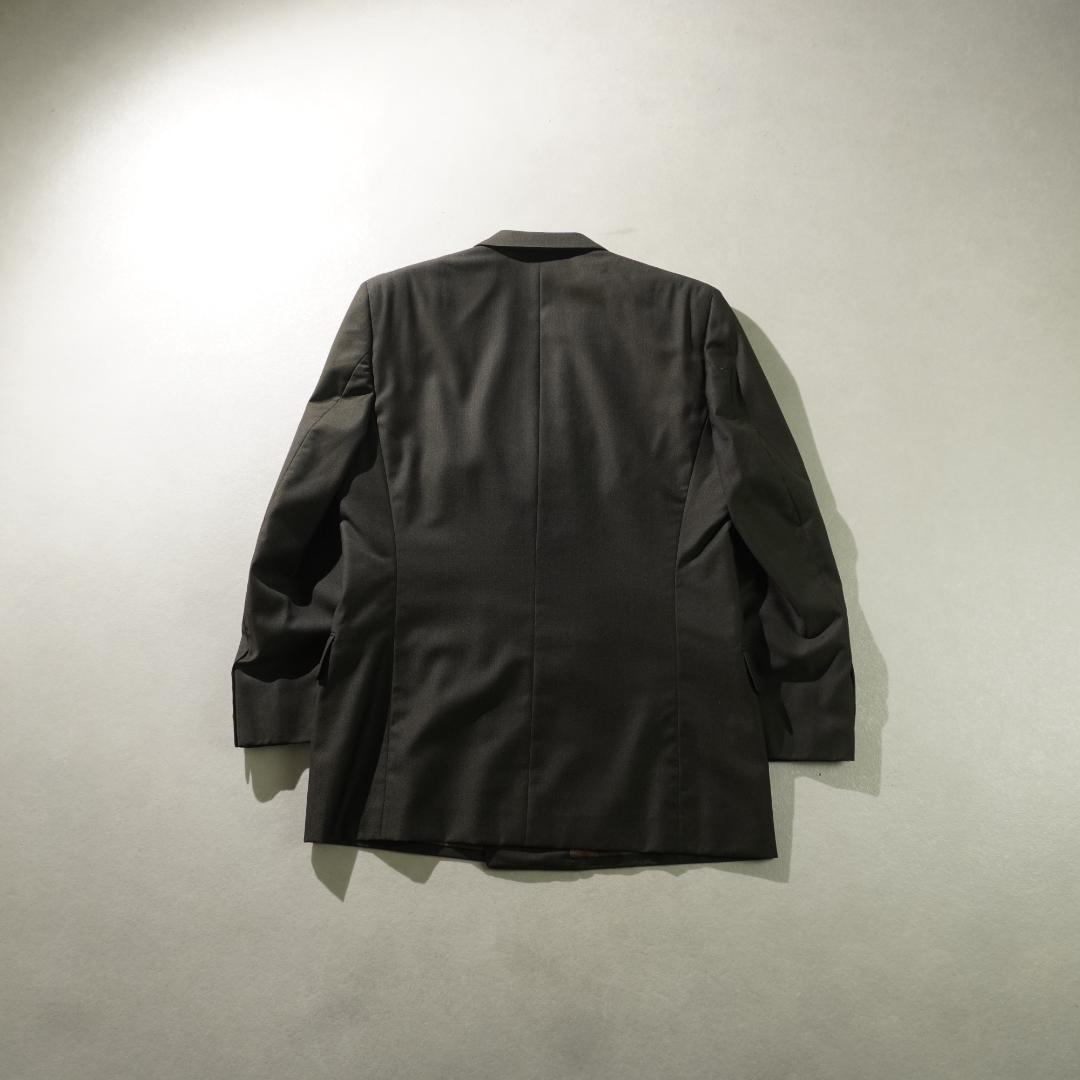 90s GIVENCHY ダブルセットスーツ フォーマル カーキ/UW348