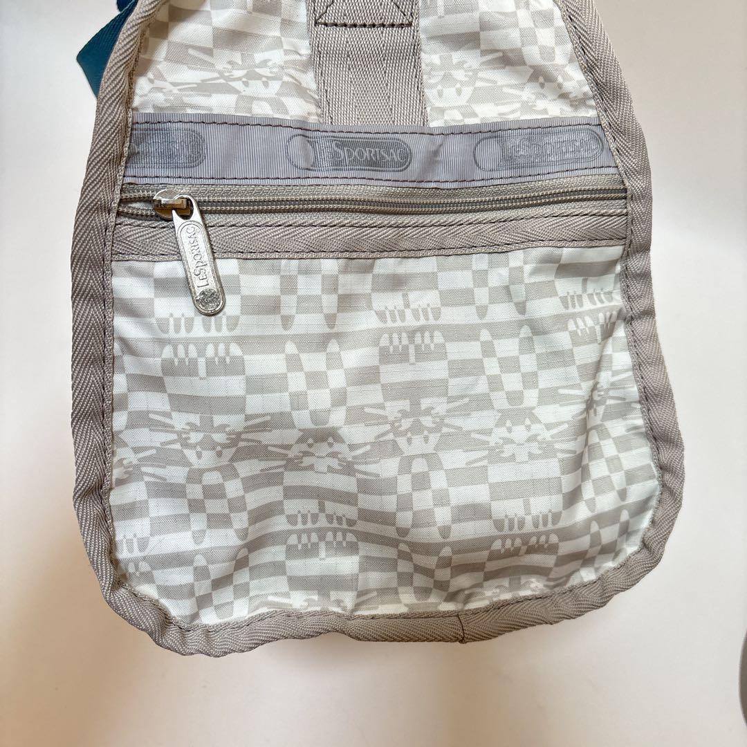 【Le Sportsac】極美品 2way コラボ ラビット白 ボストンバッグ