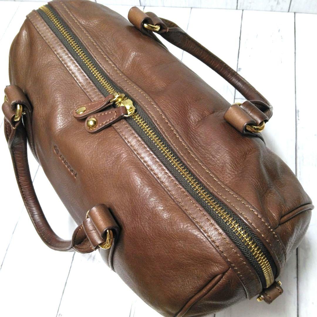 russet ラシット　ミニボストン　2way　オールレザー　ショルダーバッグ