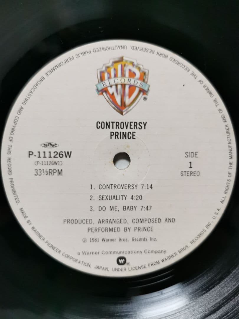 PRINCE 戦慄の貴公子 国内盤帯付LP P-11126W
