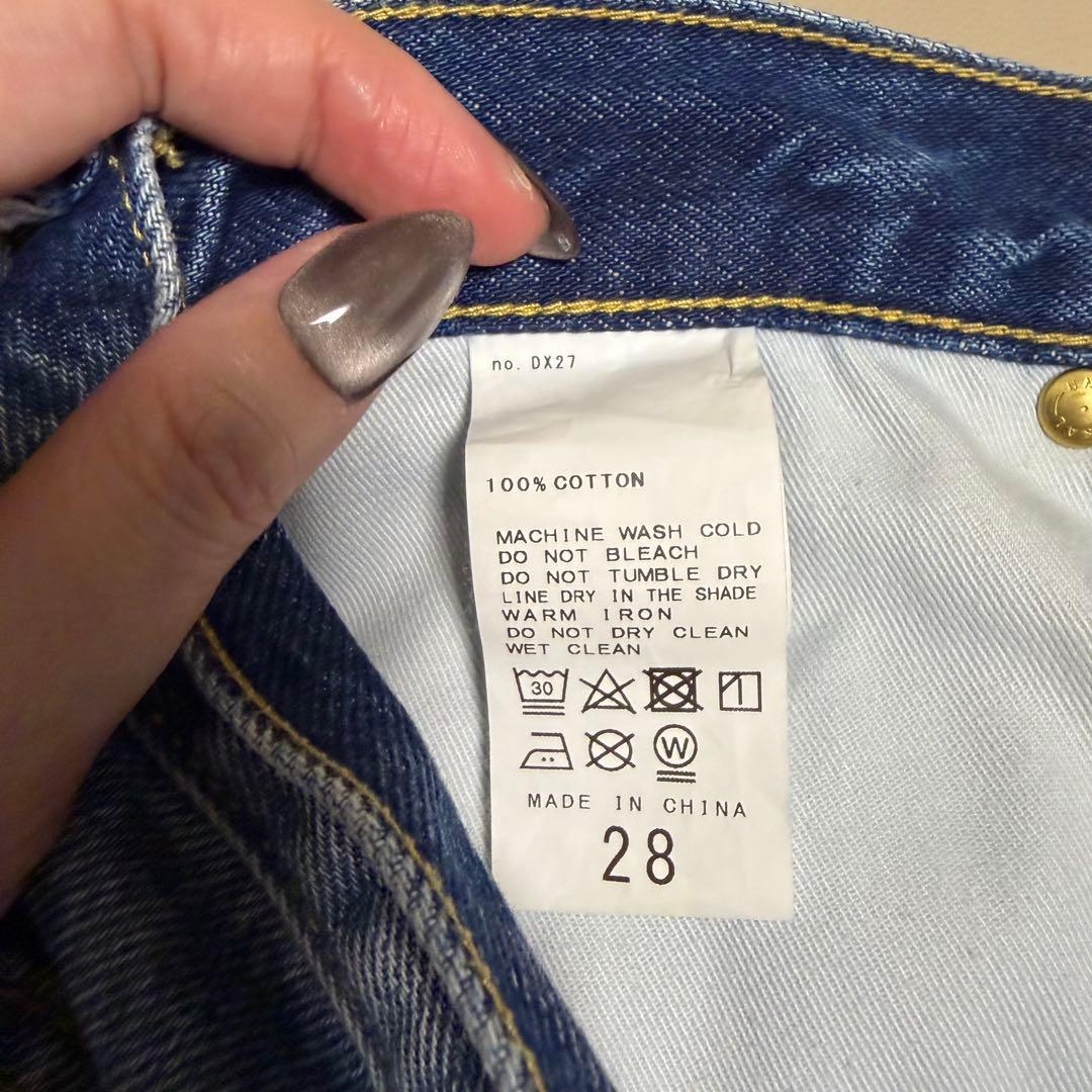 Spick & span 51/2 CURVE LINE_DENIM 28 美品