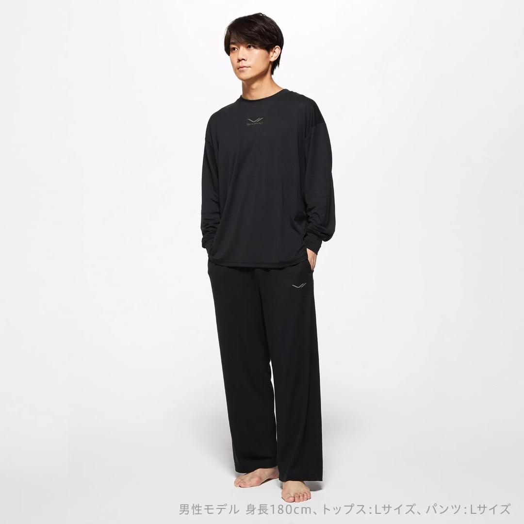 SIXPAD リカバリー 黒 男女兼用 上下セットL サイズ 新品