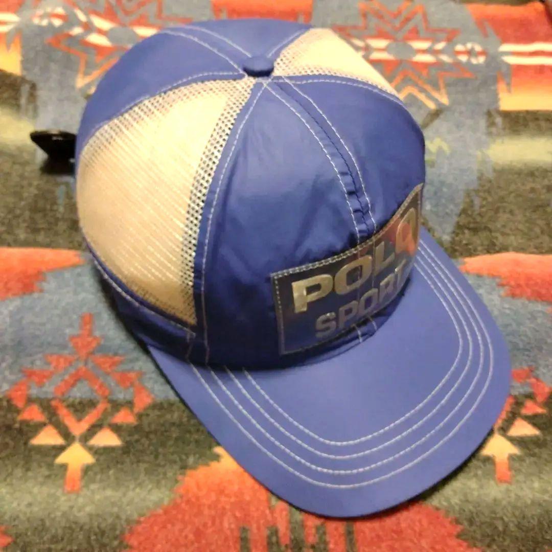 (希少) 90s Polo Sport Cap ナイロン製 サイドメッシュ