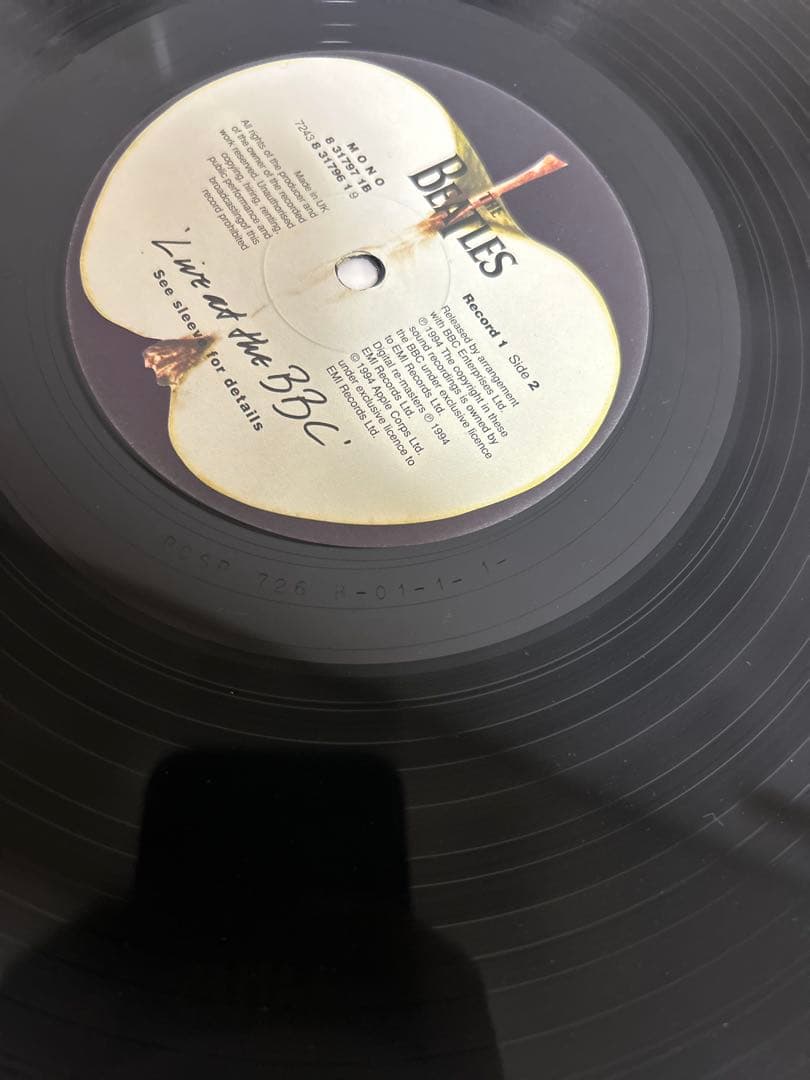 Beatles 「Live at the BBC」 UKオリジナル盤