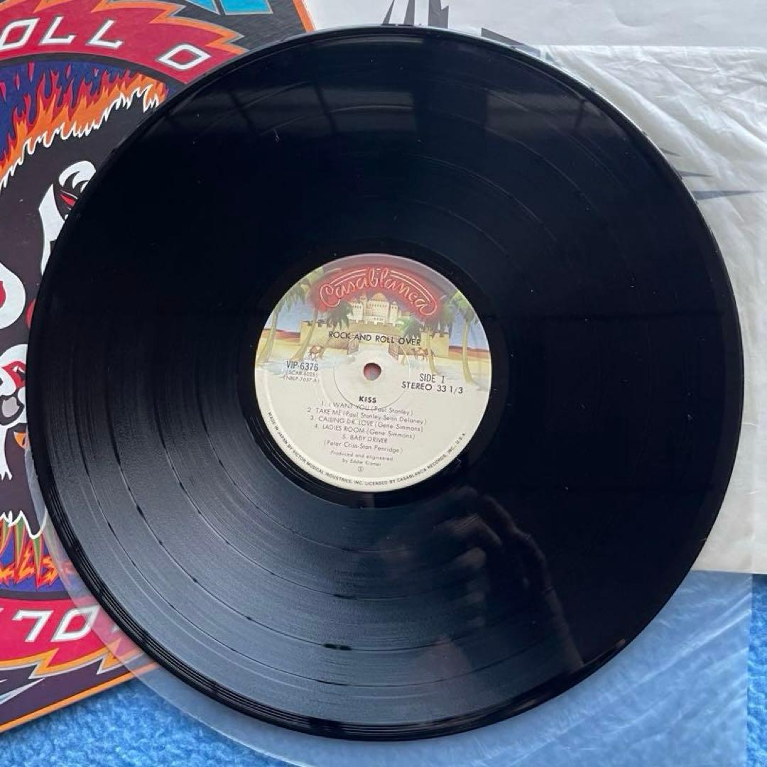 KISS レコード 4枚セット売り。 LOVE GUN 、DYNASTY、他