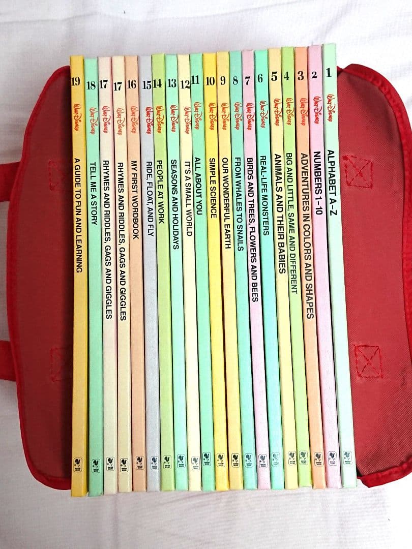 DISNEY FUN TO LEARN LIBRARY トートバッグ付 絵本