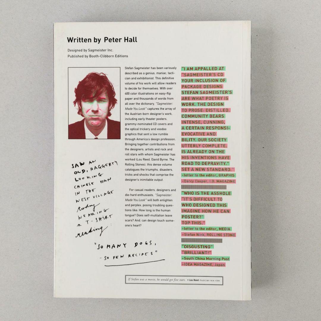 SAGMEISTER ステファン・サグマイスター 作品集 アート グラフィック
