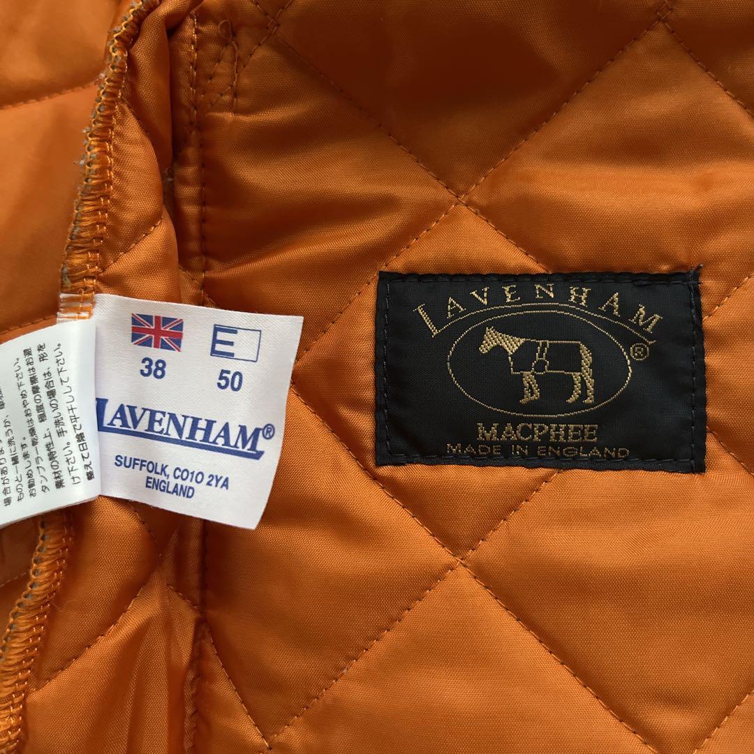 orange【LAVENHAM】MACPHEE別注　キルティングコート