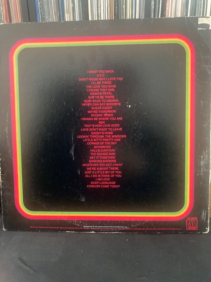 貴重Jackson 5 Anthology LP 3枚組レアグルーヴ