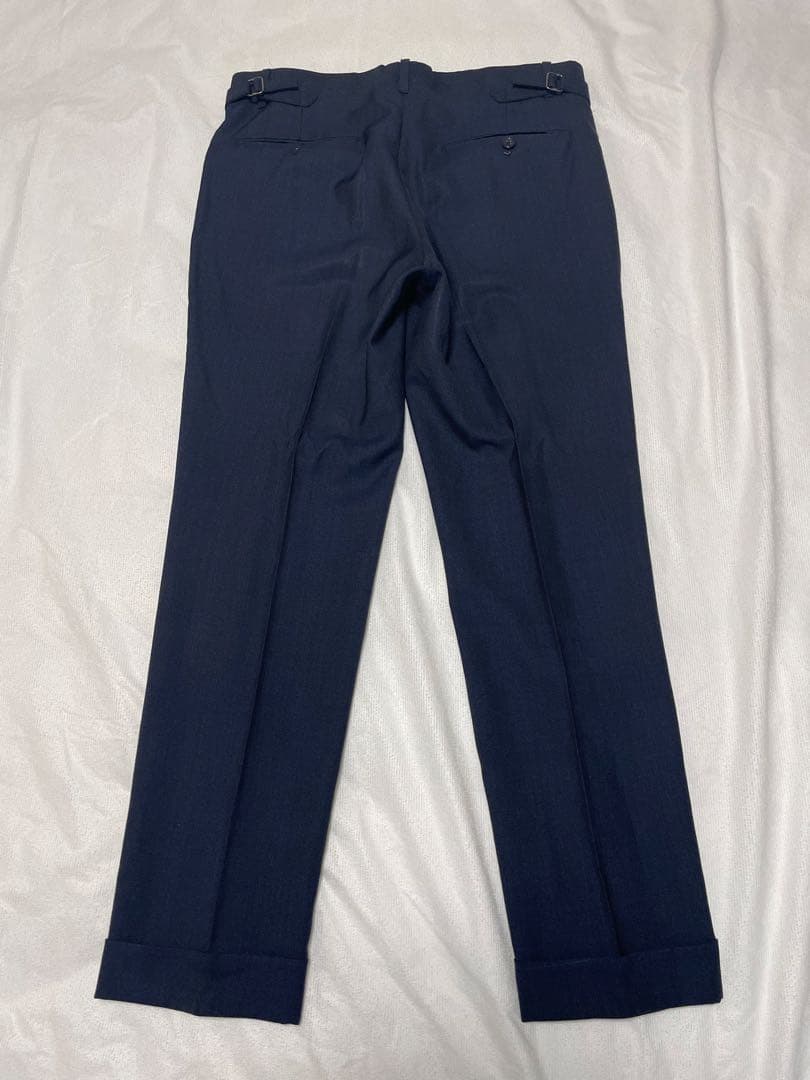 【美品/伊製】ポロラルフローレン スーツ 36S 濃紺 ウール100%