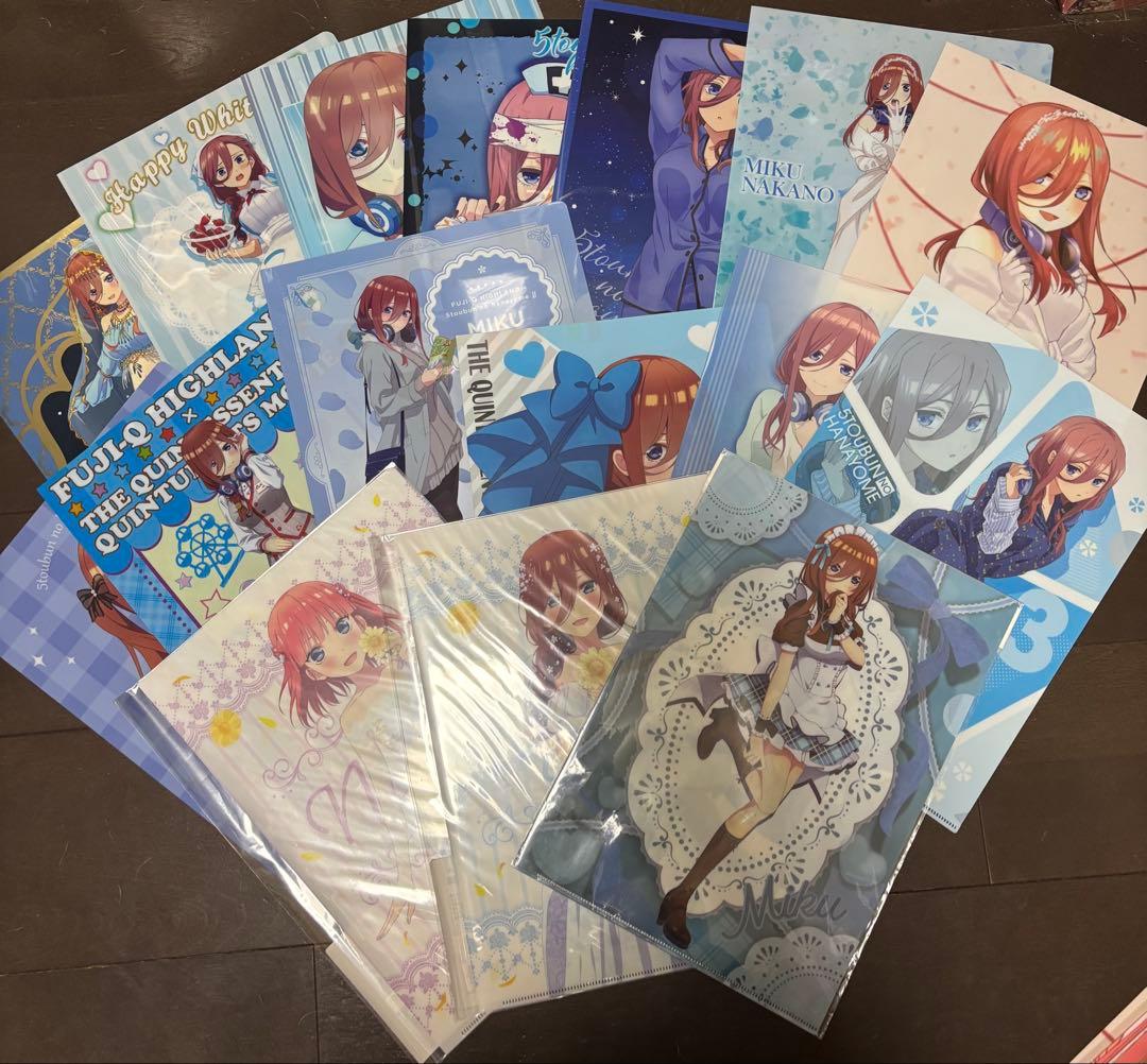 五等分の花嫁　クリアファイル　88枚　まとめ売り