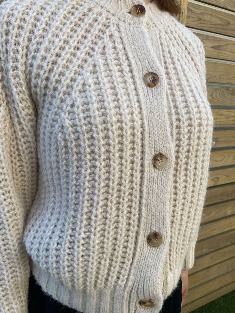 トップス BATONER - WOMEN SIGNATURE CREW CARDIGAN