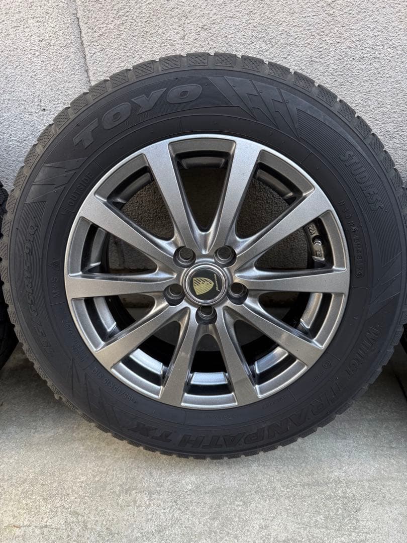 s*n様 【美品】195/65R15 スタッドレス 4本セット ウィッシュ・プリ